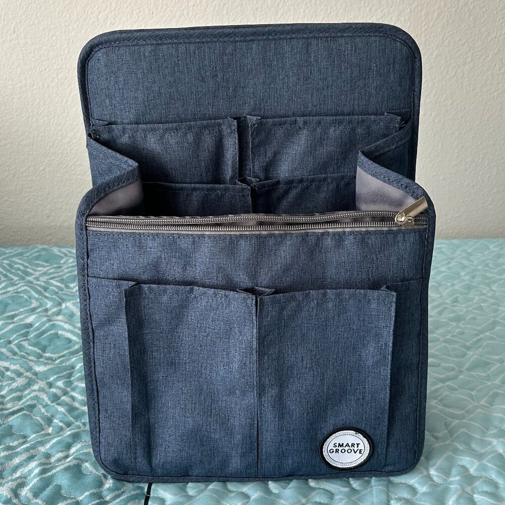 SMART GROOVE Backpack Organizer Insert – Large, Light & Durable with 20 Pockets